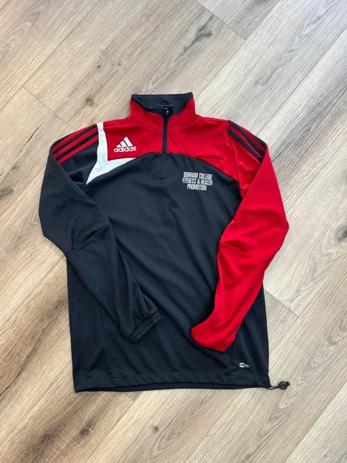 Sweat zip veste adidas duram collège pull homme veste homme taille S taille M