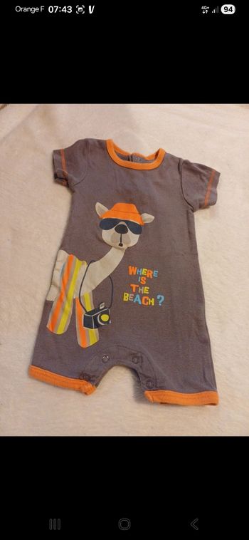 Combinaison d été bébé 3 mois