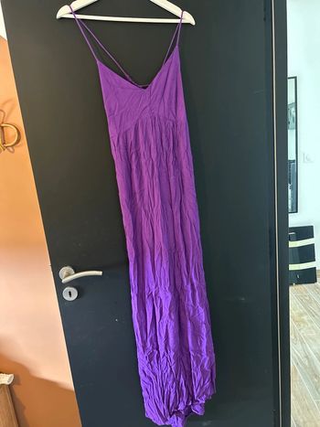 Robe longue violette kiabi