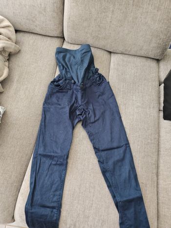 Jeans de grossesse bleu marine