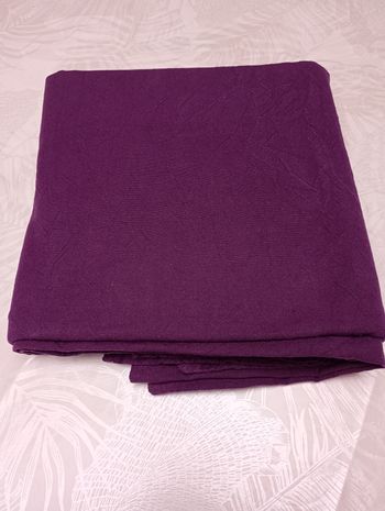 Nappe coton violet