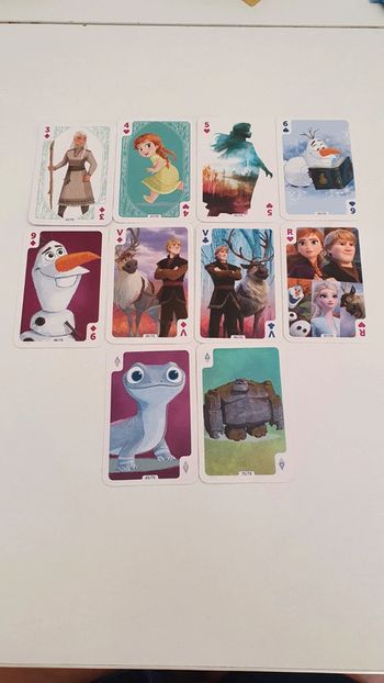 Cartes la reine des Neiges