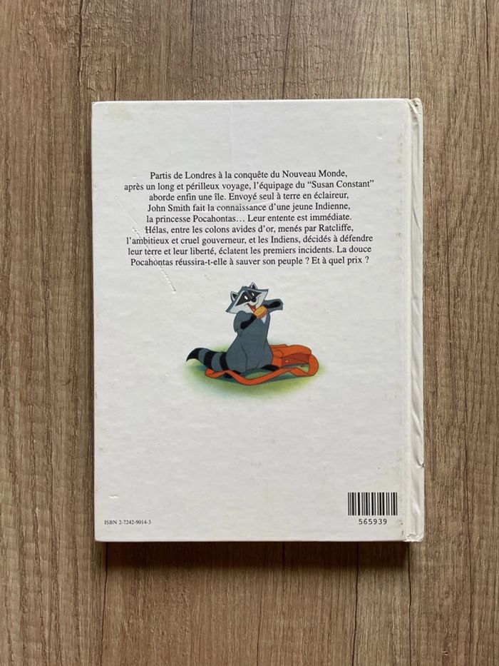 Livre Disney pocahontas - photo numéro 5