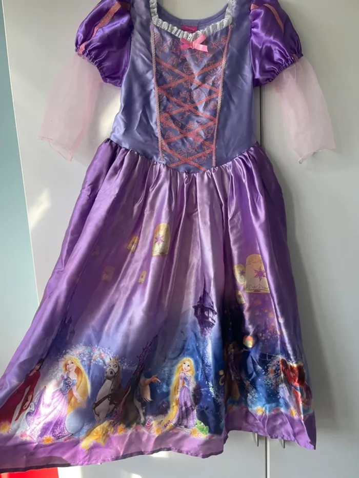 Robe déguisement raiponce