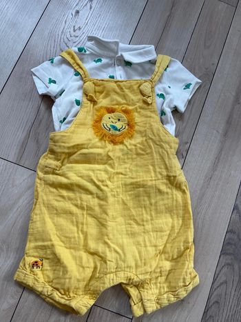 Salopette légère jaune