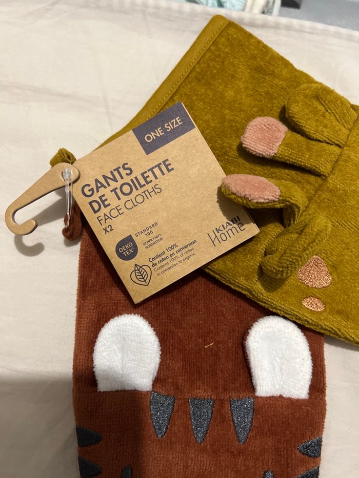 gants de toilette - photo numéro 2