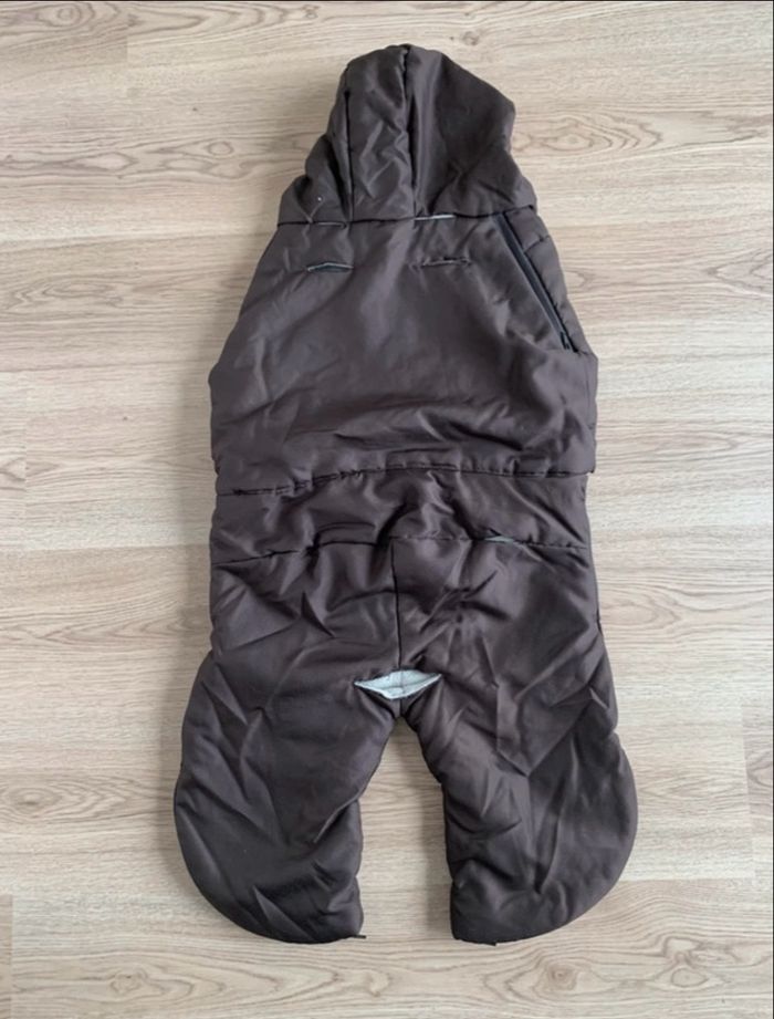 Nid d'ange/Gigoteuse Bébé Confort Hiver - Marron & Polaire - photo numéro 2