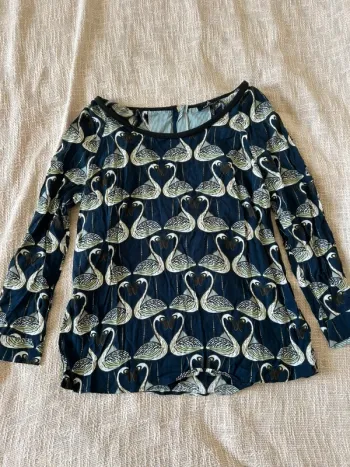 Blouse bleu-vert avec motifs – One Step – Taille 40