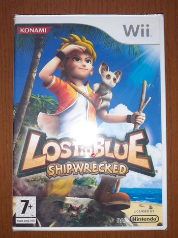 Nintendo wii lost in blue shipwrecked neuf