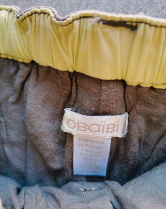 Pantalon doublé bébé garçon 12 mois - photo numéro 2