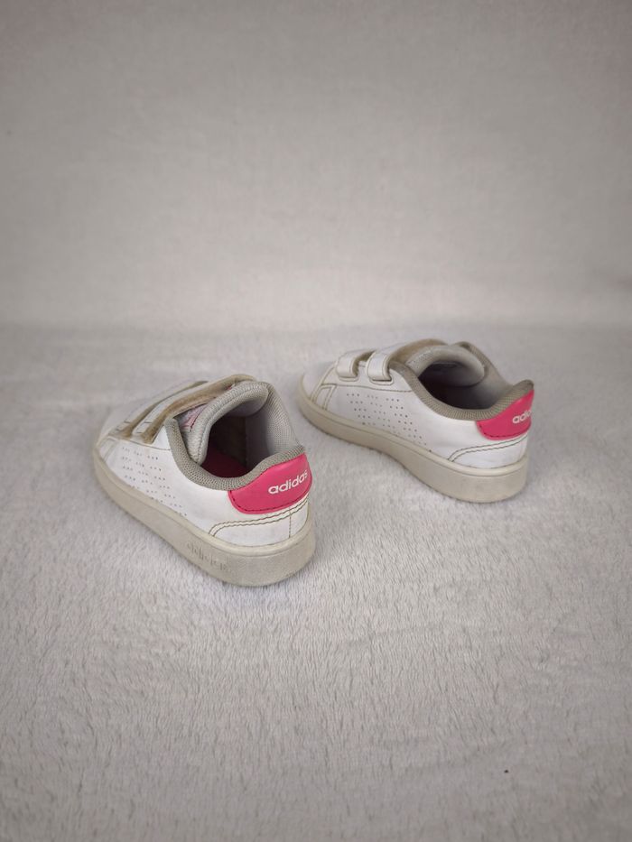 Stan Smith blanche rose Adidas fille pointure 23 - photo numéro 4