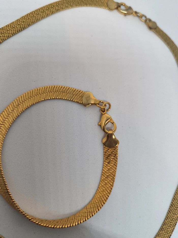 Parure en maille plate - photo numéro 3
