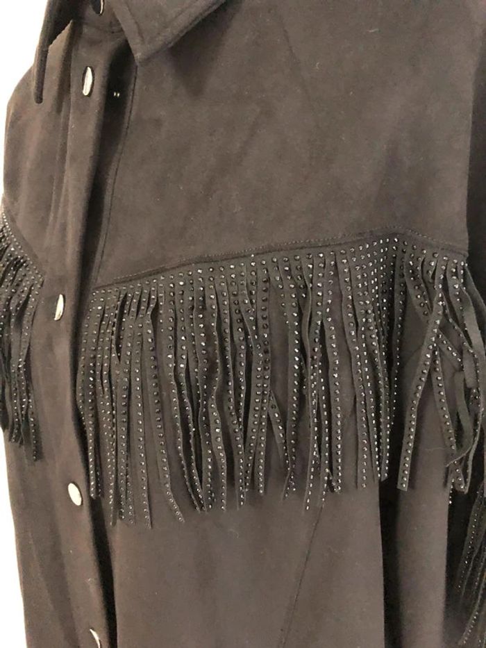 Veste à franges Zara neuve taille XS - photo numéro 2