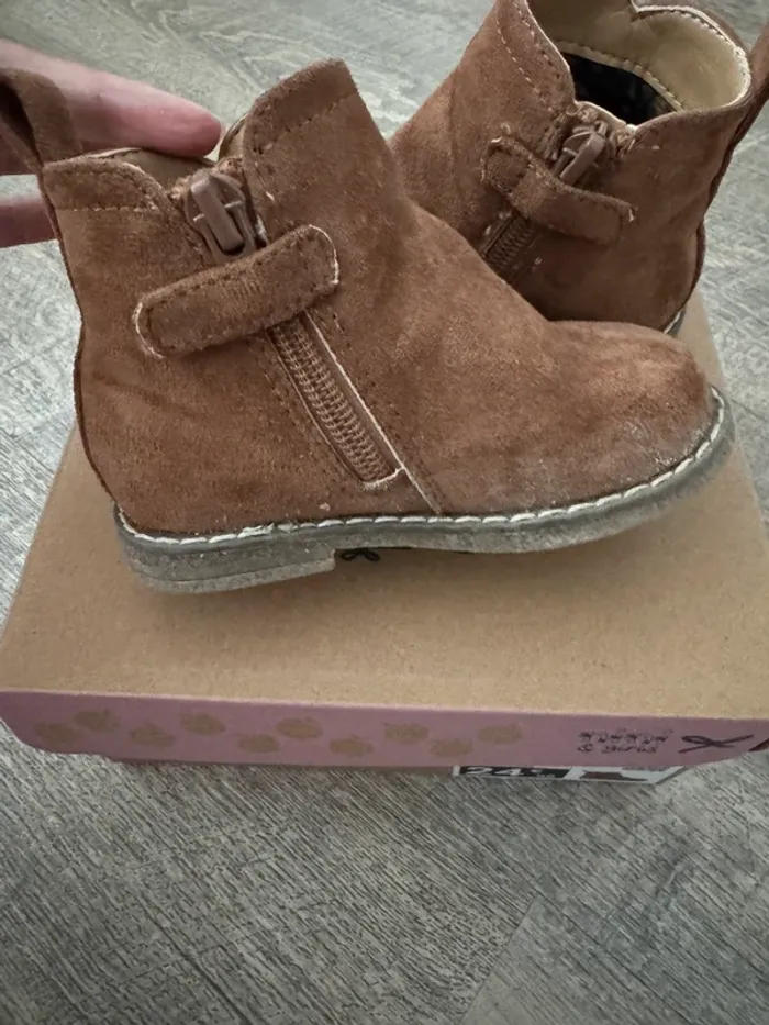 Bottines marron pointure 21 mini & girls - photo numéro 4