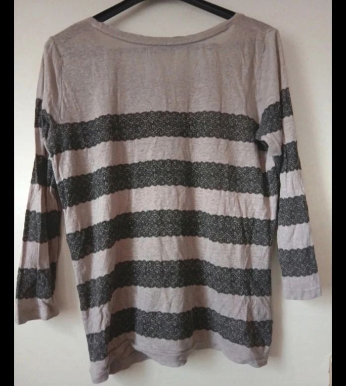 Maillot gris noir kookai taille 2 - photo numéro 2