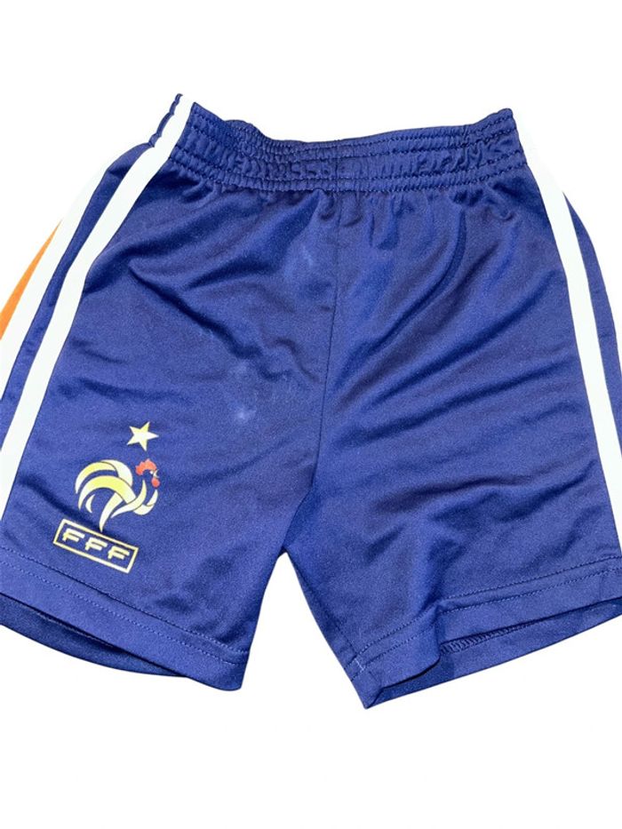 Short équipe de France de football taille 2 ans
