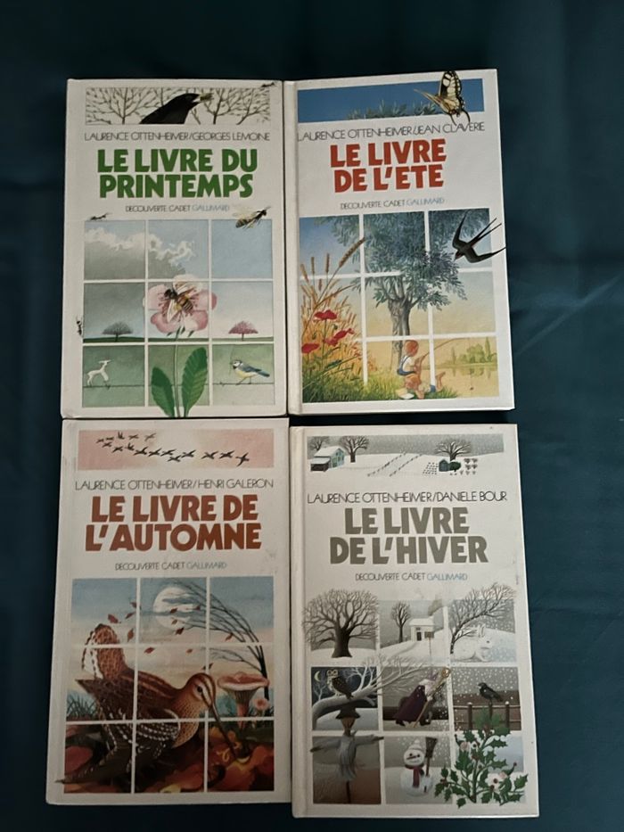 Lot de 4 livres sur les saisons