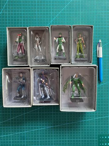 Lot 7 Figurines Marvel Super Heroes Eaglemoss - Lizard Vulture Balder etc - 2008 - 2019 Disney