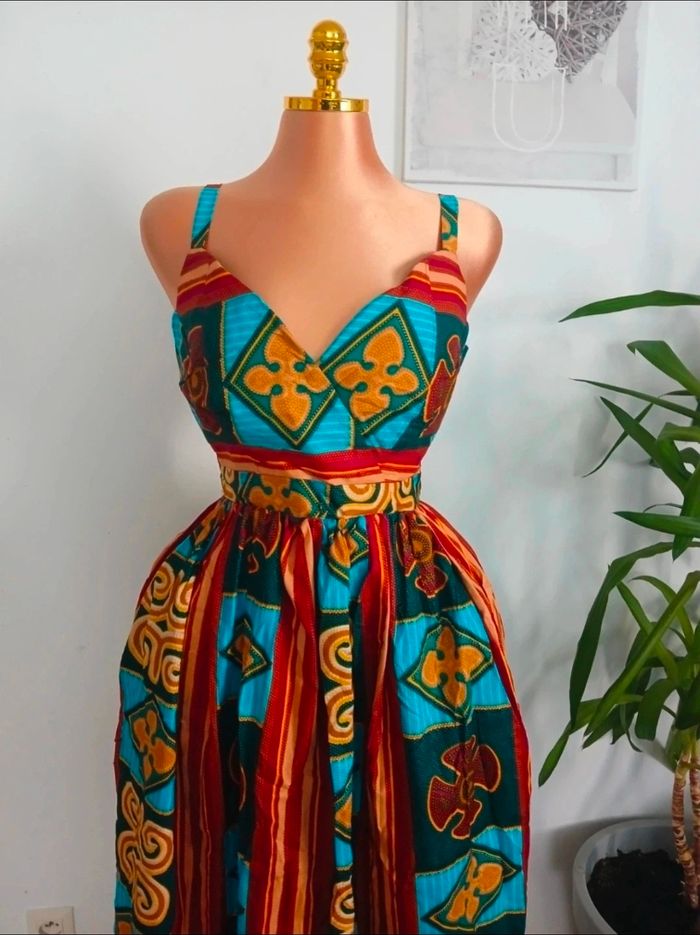 Magnifique Longue Robe d'été Neuve Taille L - photo numéro 6