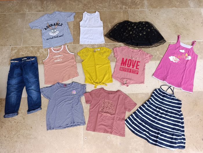 Lot vêtements été fille 4 ans - photo numéro 3