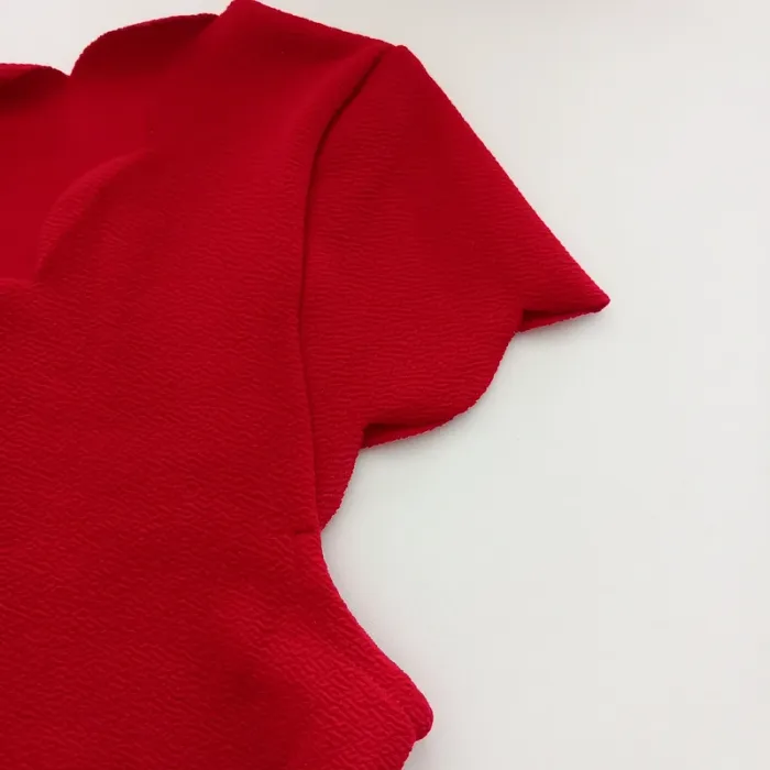 Jolie blouse rouge Shein - photo numéro 3
