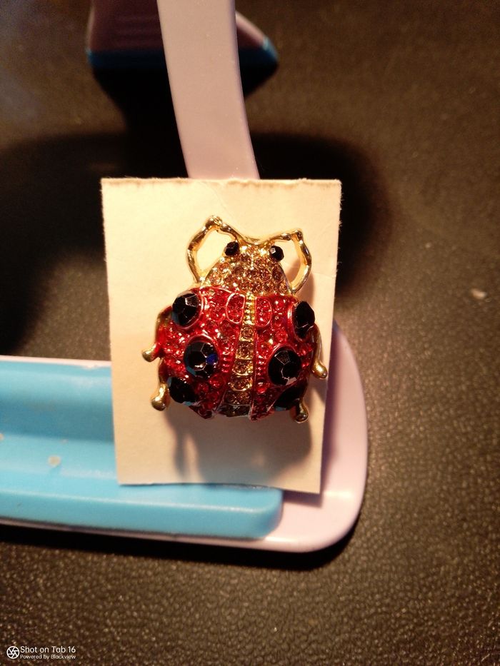 Broche neuve d'une superbe petite coccinelle - photo numéro 2