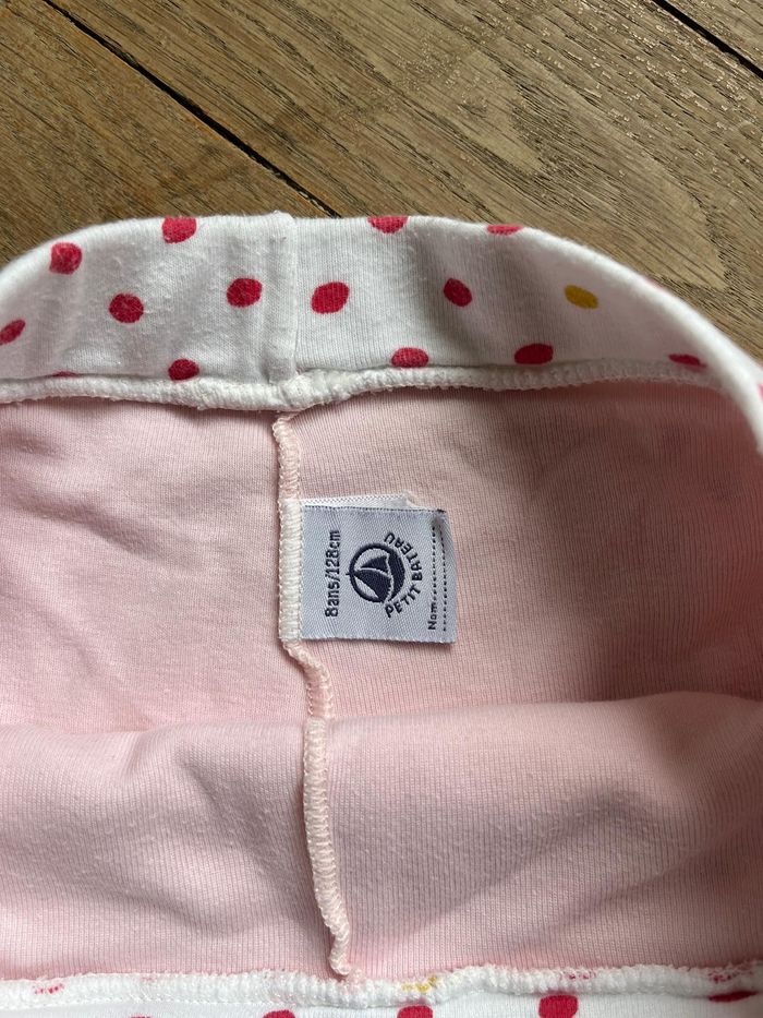 Jupe-short blanche à pois Petit Bateau 8 ans - photo numéro 4