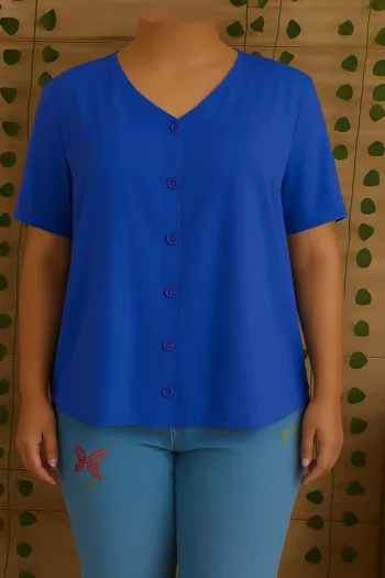 🌸Blouse fluide Violette 100% polyester Taille 42/44🌸