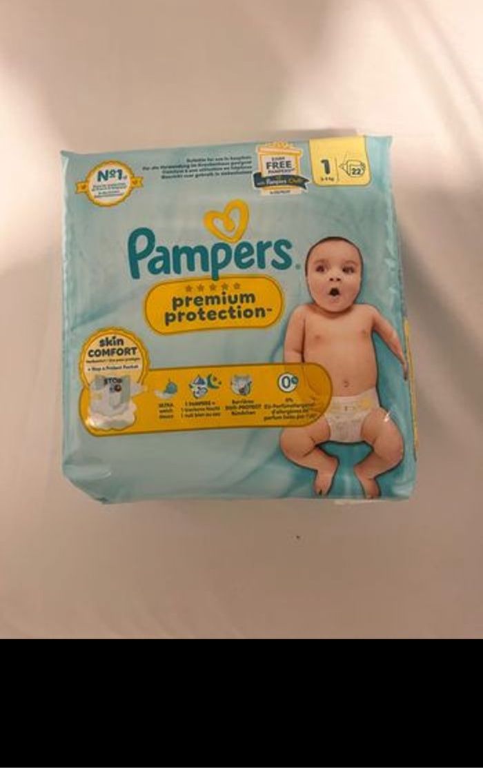 Couches Pampers Taille 1 (4x22couches)