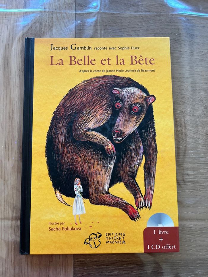 Livre et CD la belle et la bête