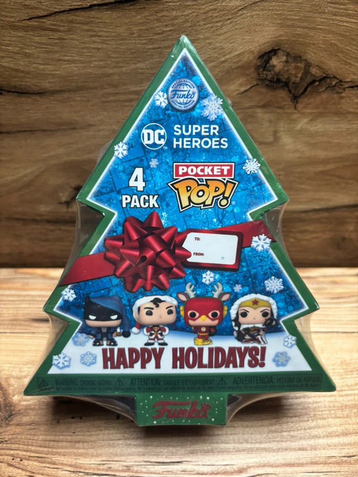 Pack neuf mini Funko pop Noël DC Comics