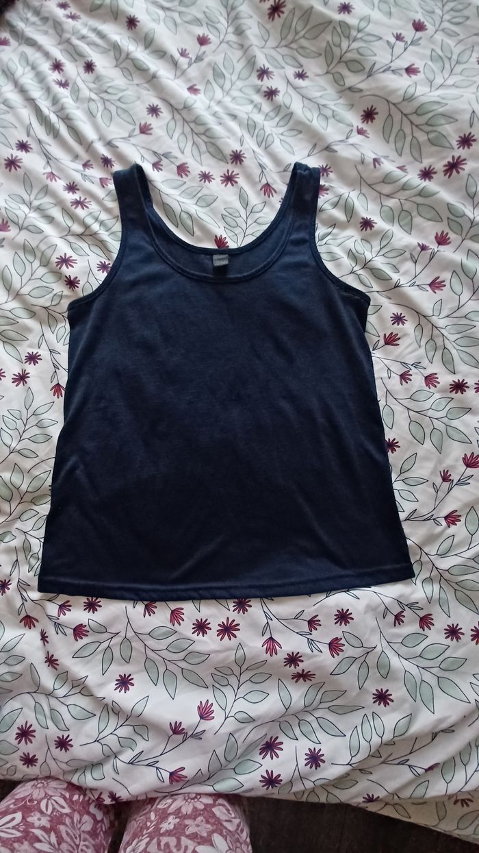Débardeur bleu marine