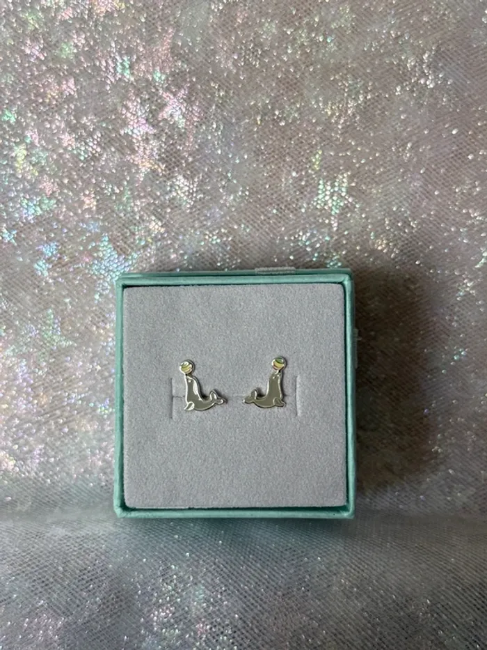 Boucles d’oreilles phoque