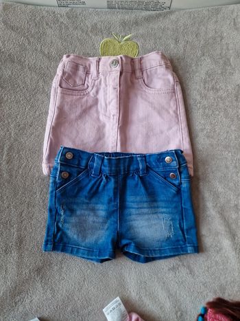 Jupe et short 12 mois