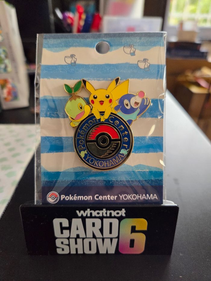 Pins collector édition limitée Pokemon Center Yokohama Pikachu Tortipousse Otaquin