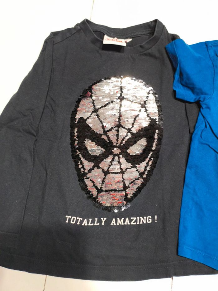 2 t-shirt spider-man - photo numéro 7