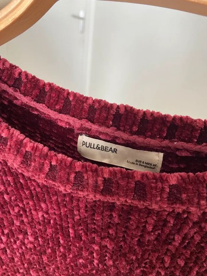 Pull bordeaux - photo numéro 2
