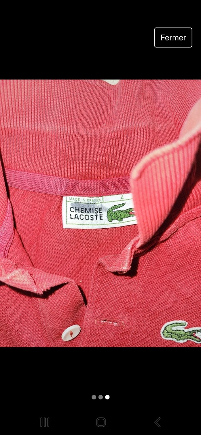 Polo lacoste - photo numéro 3