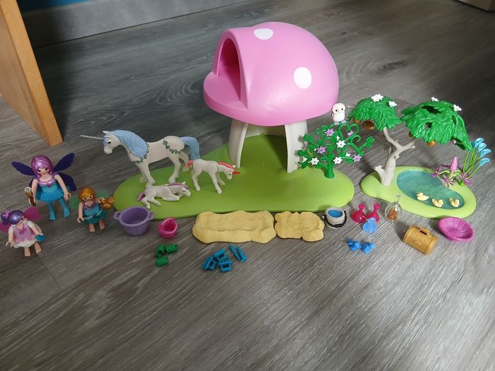 Playmobil 6055 centre de soins licornes