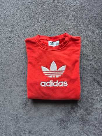 Sweat pull adidas -orange -taille xs- bon état