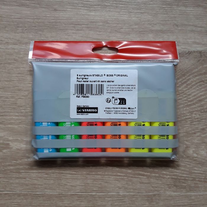 Lot de 6 surligneurs fluo Stabioo Boss NEUF - photo numéro 2