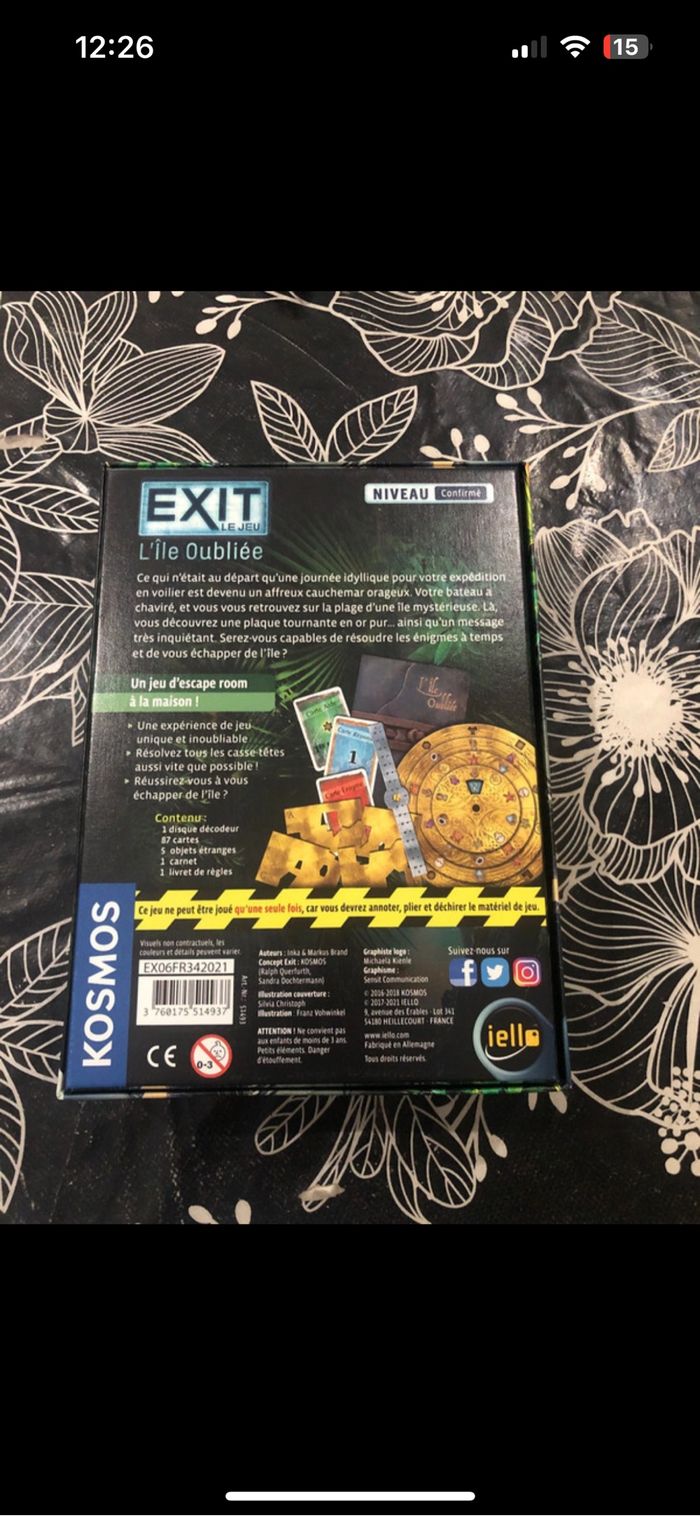 Jeux exit l île oubliée - photo numéro 2