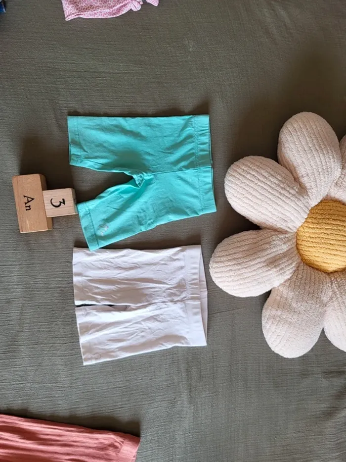 Lot bas pantalons leggings et shorts fille 3 ans Petits prix - photo numéro 6