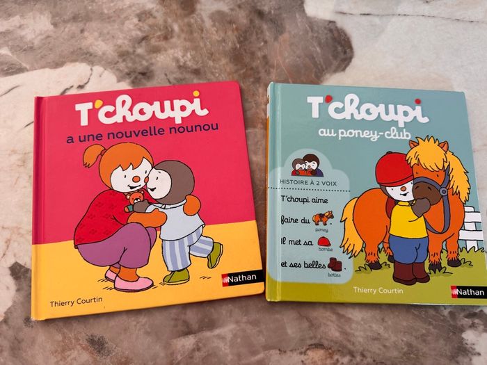 Lot deux livres t’choupi - photo numéro 2