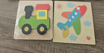 Lot 2 puzzles en bois