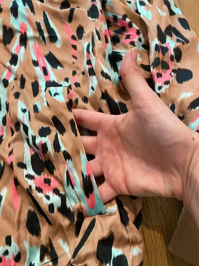 Veste légère motif animalier multicolor Senes taille XL - photo numéro 5