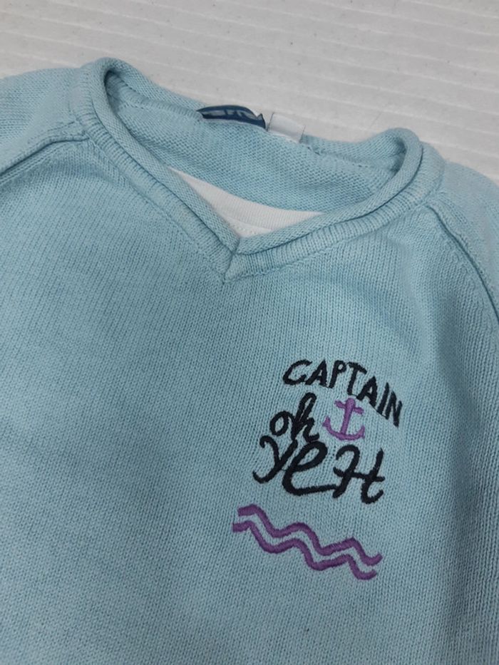 Pull bleu Kim & Lou 3 ans - photo numéro 3