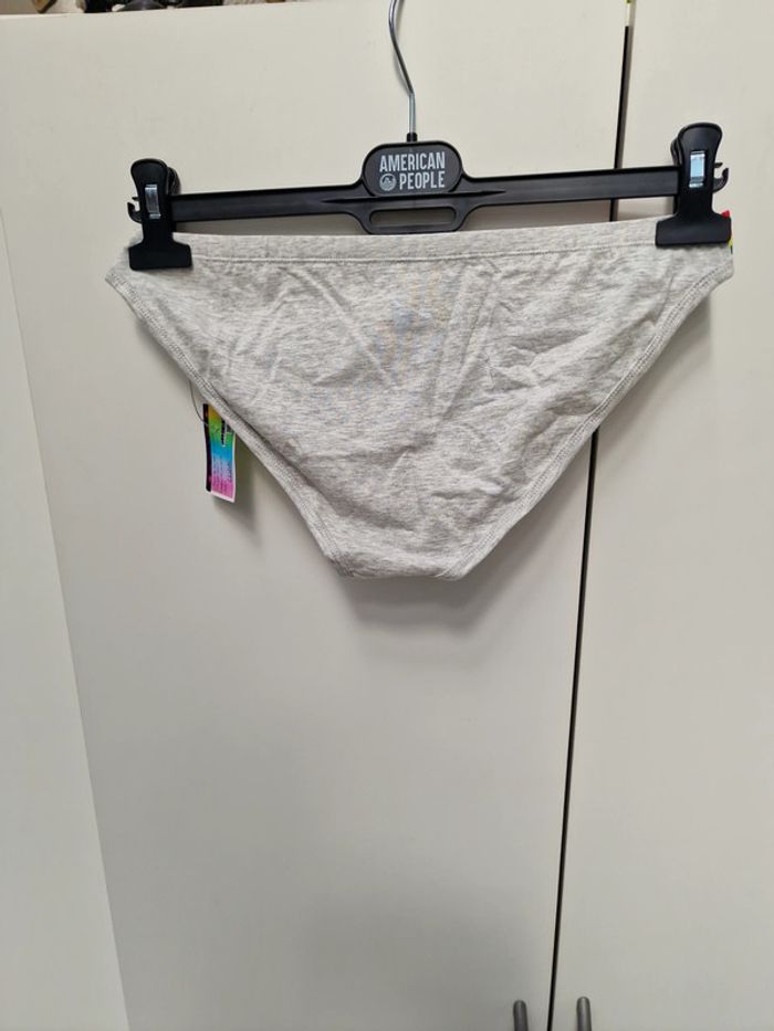 Slip Sexy Pride Gris Arc En Ciel - photo numéro 4