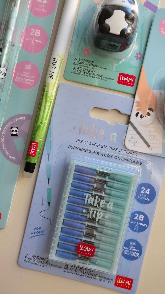 Lot stylos et fourniture legami panda - photo numéro 3