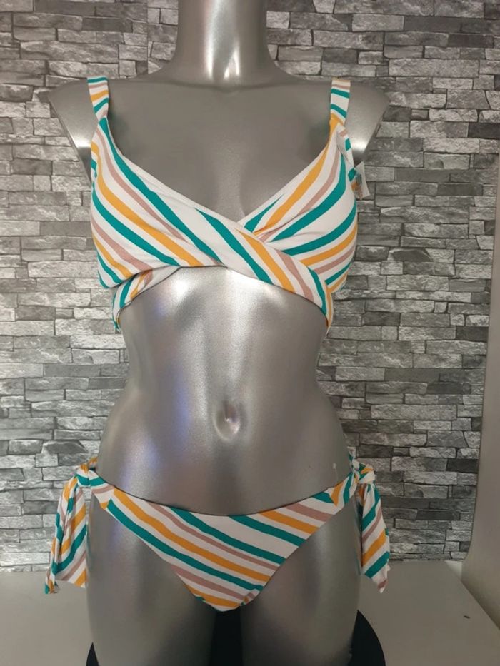 Maillot de bain rayé T36/38